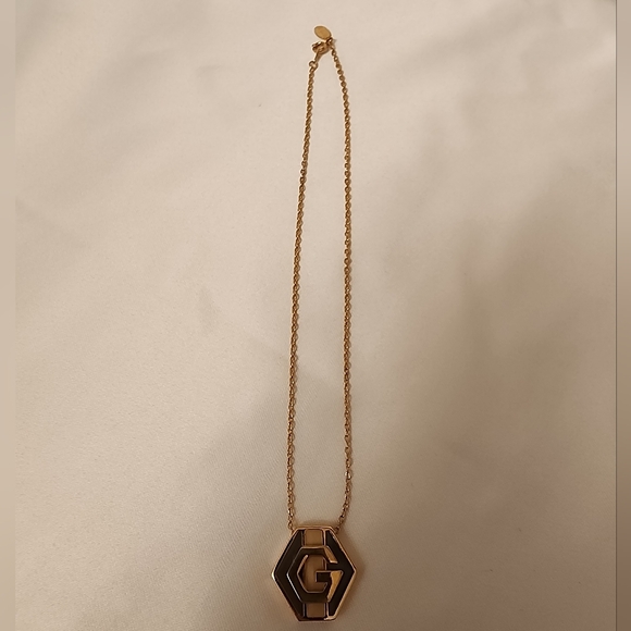 AUTHENTIC GIVENCHY 14+INCH  Gold Necklace - Picture 3 of 12